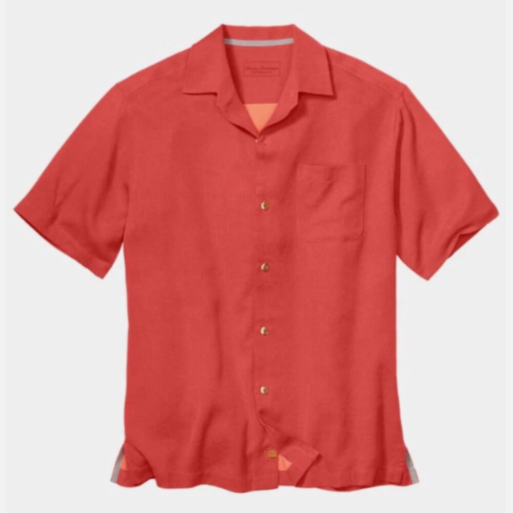 Tommy Bahama Men's 100% Silk San Clemente Camp Shirt L
